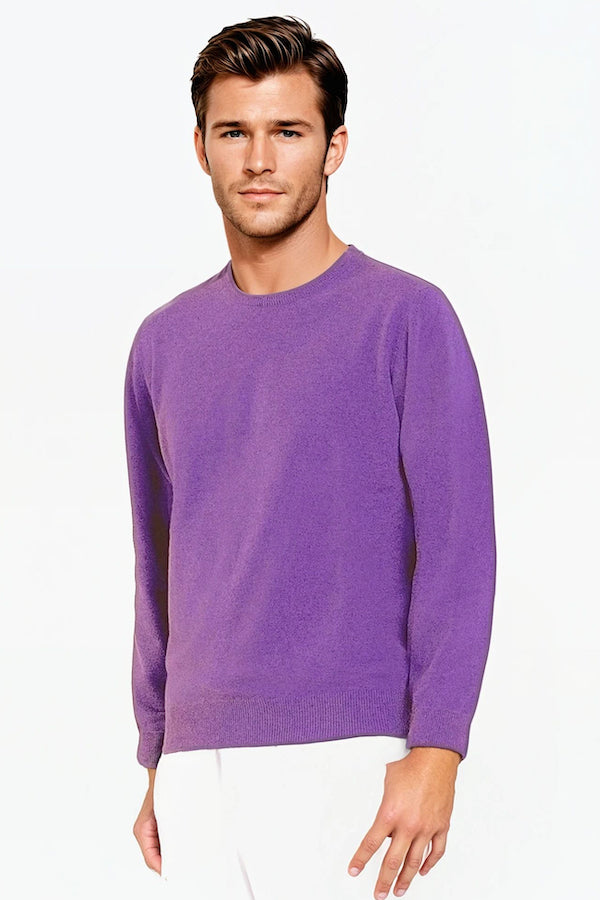 PULL CACHEMIRE RAS DE COU CORAL RED