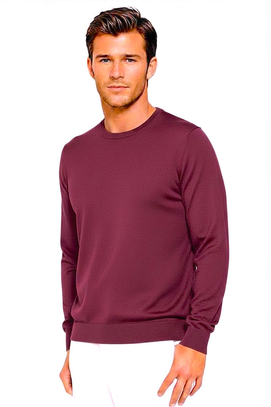 PULL CACHEMIRE RAS DE COU PLUM 60034 PLUM