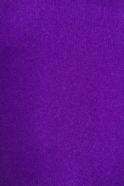 PULL CACHEMIRE RAS DE COU PURPLE 55846 PURPLE