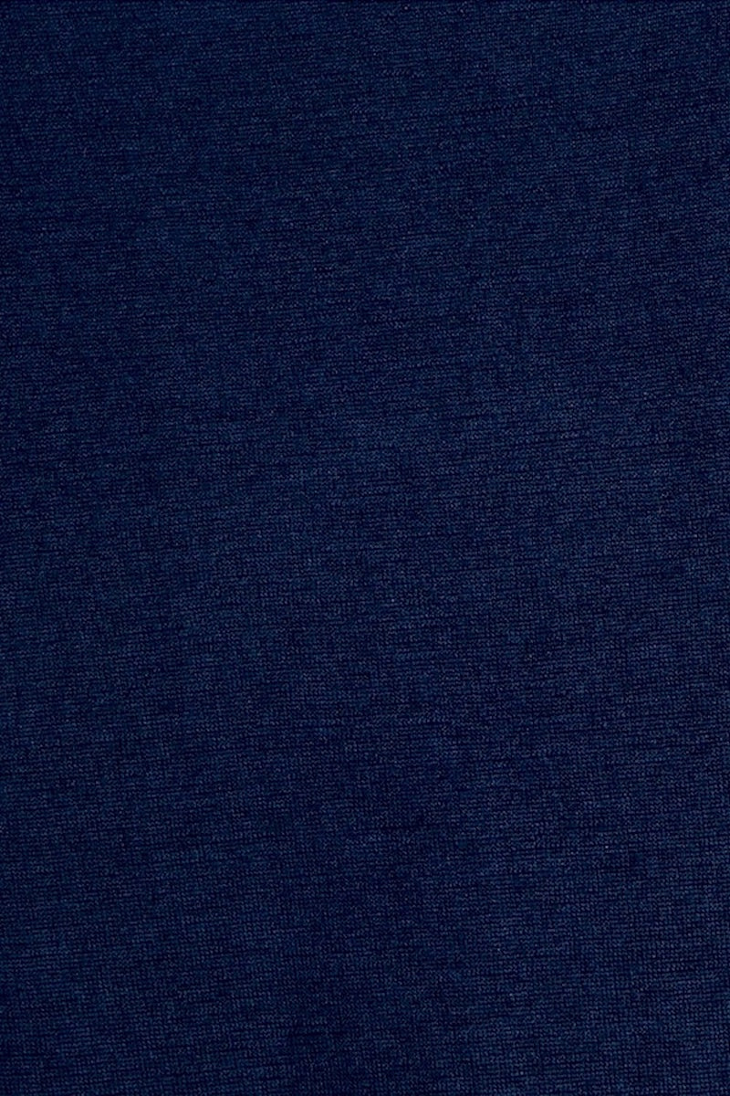 PULL CACHEMIRE-SOIE COL ROULE NAVY 51894 NAVY