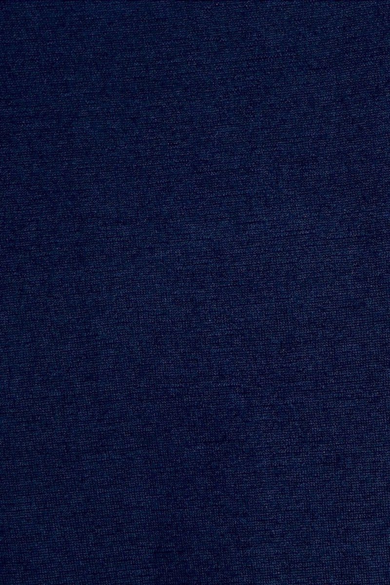 PULL CACHEMIRE-SOIE COL V NAVY 51894 NAVY