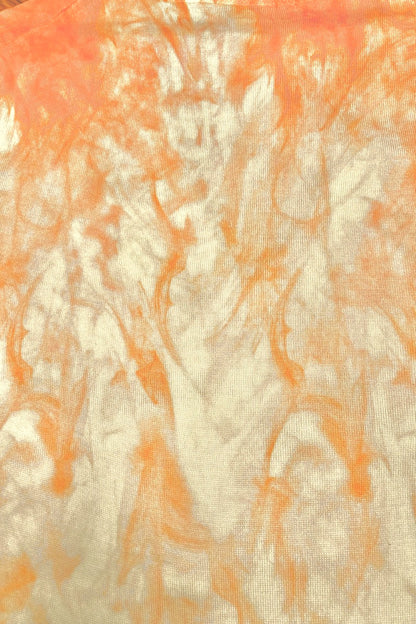 PULL CACHEMIRE-SOIE IMPRIME 3024R ORANGE VAR 3024R ORANGE