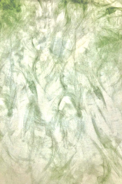 PULL CACHEMIRE-SOIE IMPRIME 51880 GREEN VAR 51880 GREEN