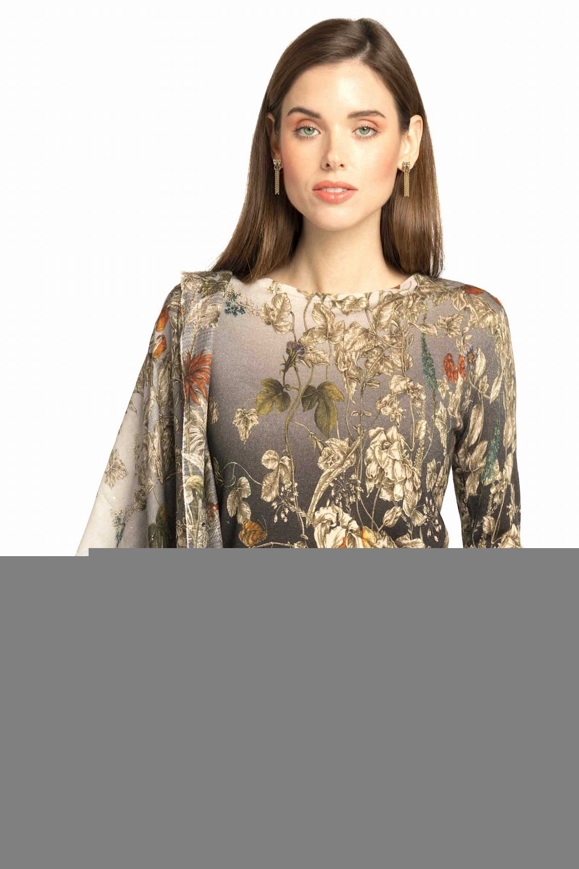 PULL CACHEMIRE-SOIE IMPRIME VAR.1
