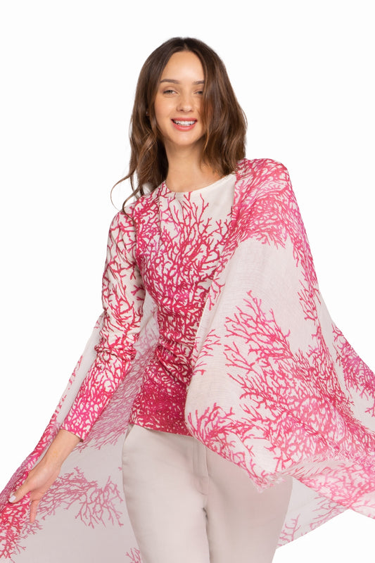 PULL CACHEMIRE-SOIE IMPRIMÉ VAR.1