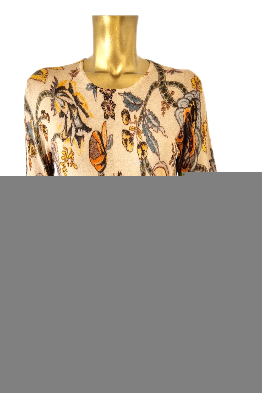 PULL CACHEMIRE-SOIE IMPRIME VAR.1