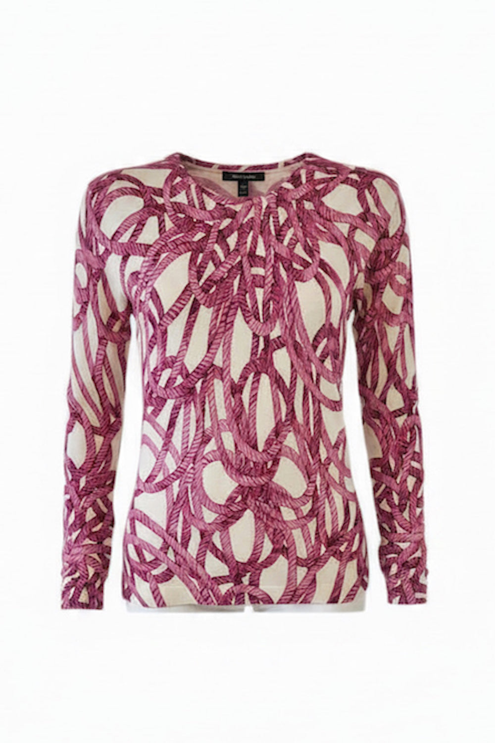 PULL CACHEMIRE-SOIE IMPRIME VAR.1