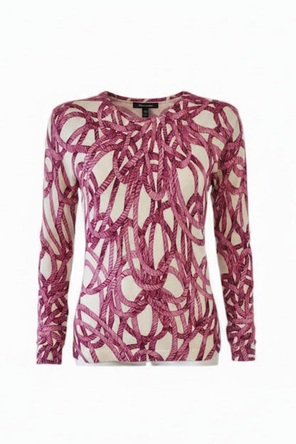 PULL CACHEMIRE-SOIE IMPRIME VAR.1