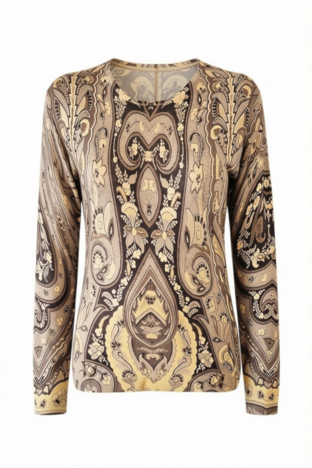 PULL CACHEMIRE-SOIE IMPRIME VAR.1 VAR.1