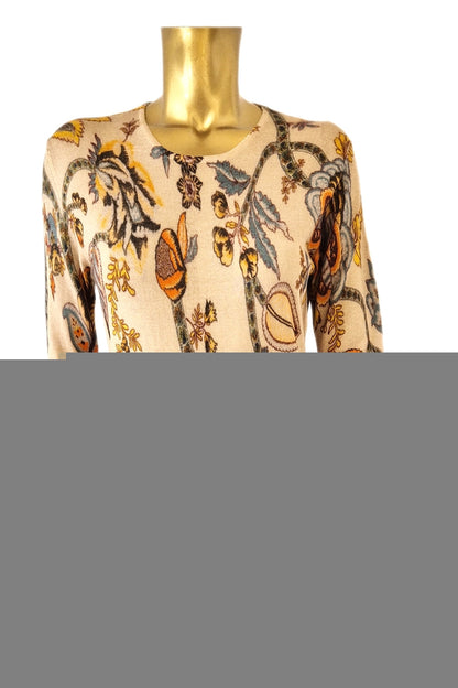 PULL CACHEMIRE-SOIE IMPRIME VAR.1 VAR.1