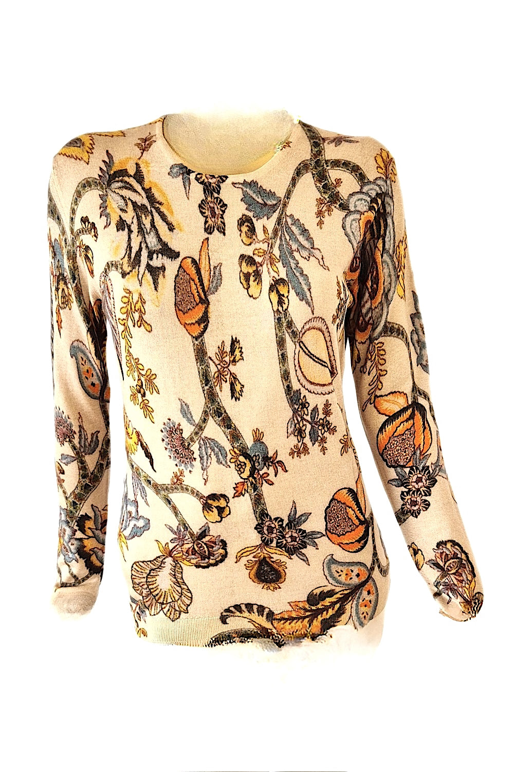 PULL CACHEMIRE-SOIE IMPRIME VAR.1 VAR.1