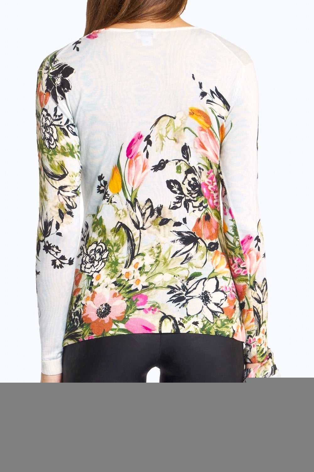 PULL CACHEMIRE-SOIE IMPRIME VAR1