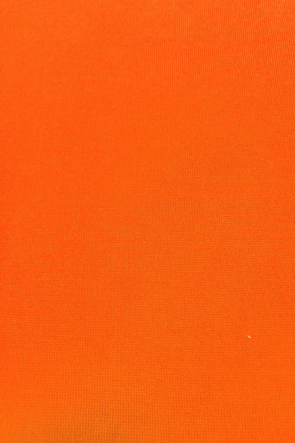 PULL CACHEMIRE-SOIE UNI COL U ORANGE 55066 ORANGE