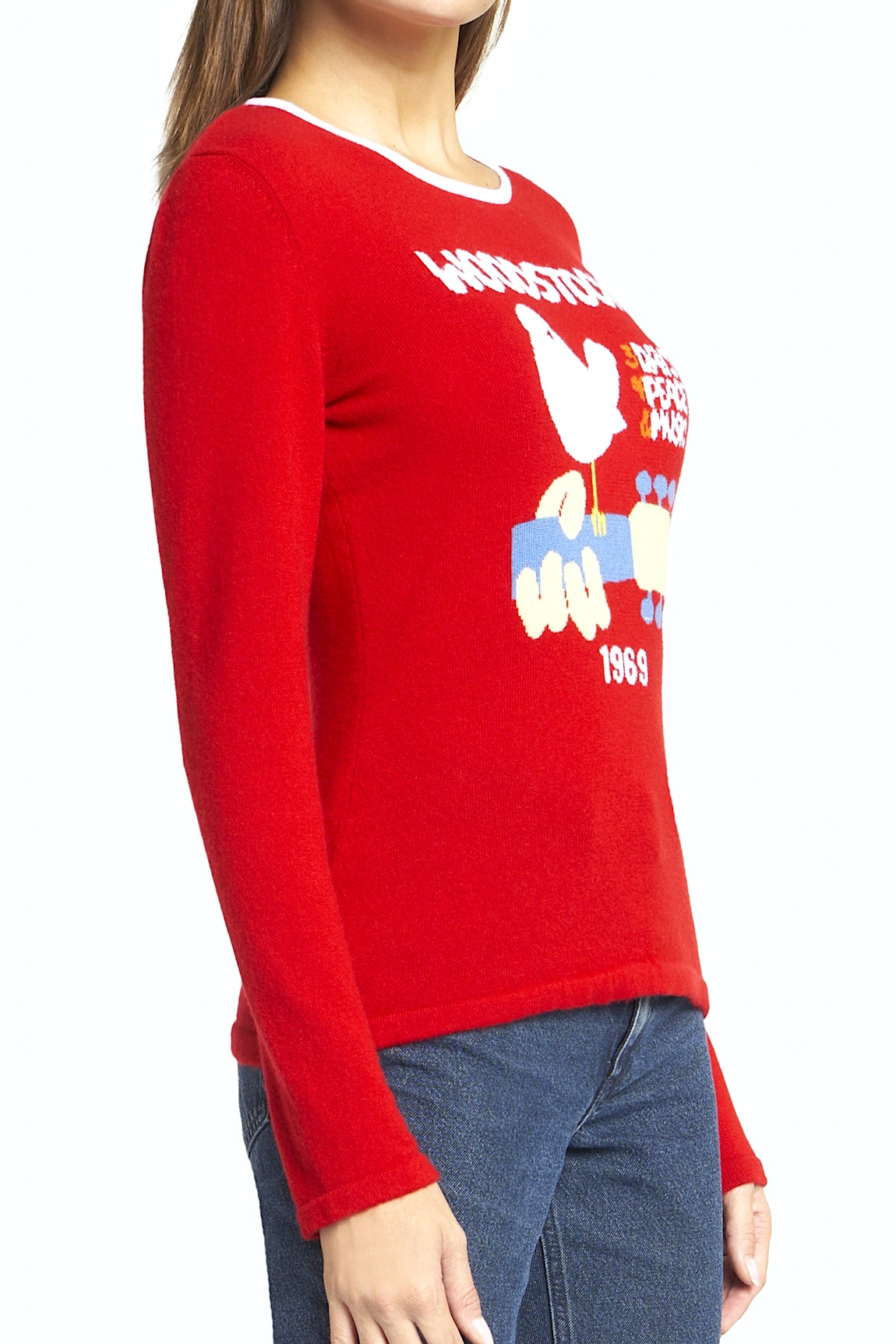 PULL CACHEMIRE WOODSTOCK RED