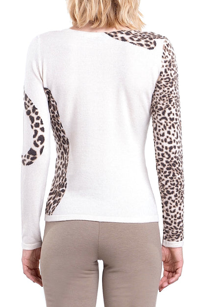 PULL COL BATEAU INTARS. TIGRES CREAM