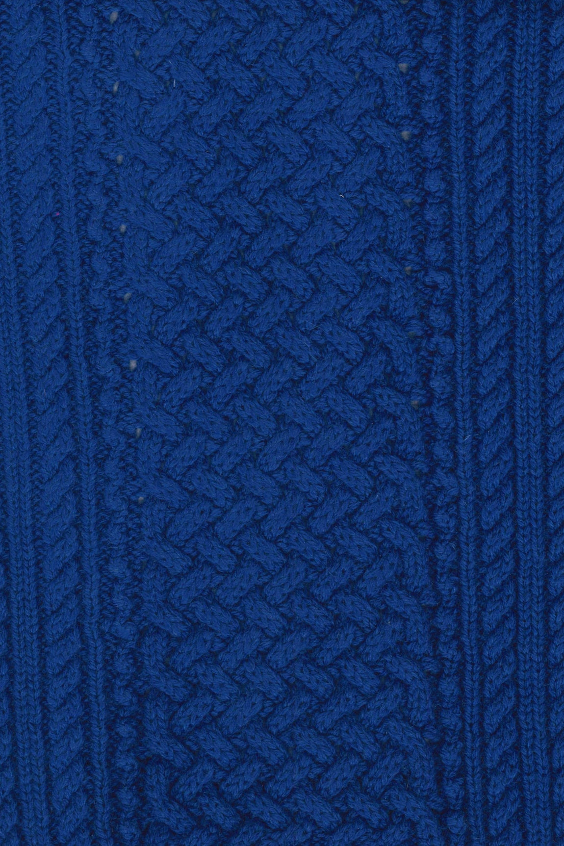 PULL COL CAMIONNEUR CACHEMIRE COBALT BLUE 23518 COBALT BLUE