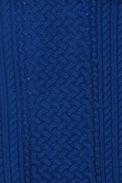 PULL COL CAMIONNEUR CACHEMIRE COBALT BLUE 23518 COBALT BLUE