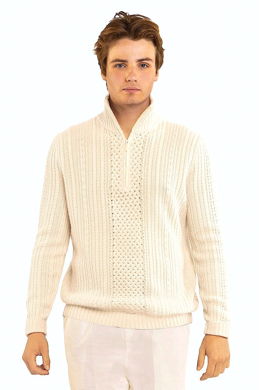 PULL COL CAMIONNEUR CACHEMIRE LT CAMEL