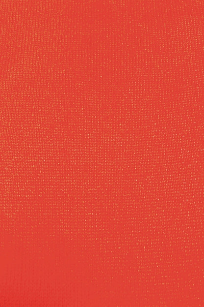 PULL COL ROND À TORSADES ORANGE 1PM5 ORANGE