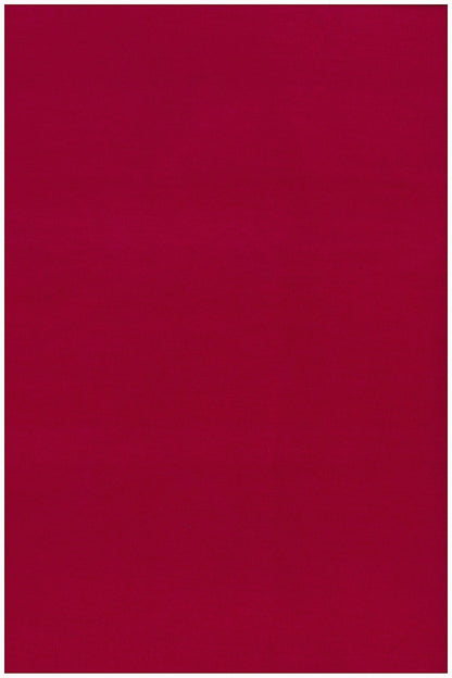 PULL COL ROND CACHEM-SOIE UNI CORAL RED 52465 CORAL RED