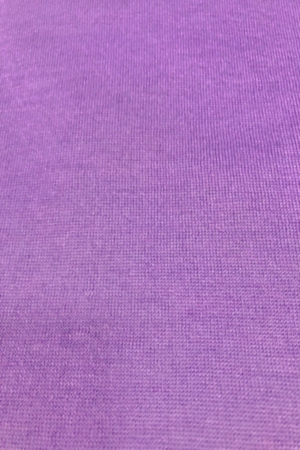 PULL COL ROND CACHEM-SOIE UNI PURPLE 56225 PURPLE