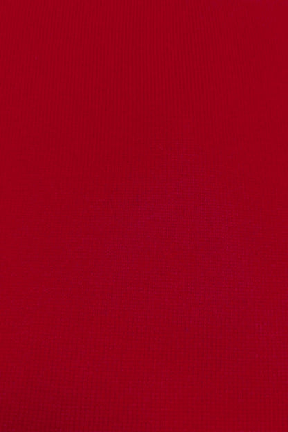 PULL COL ROND CACHEMIRE 3-FILS RED 54052 RED