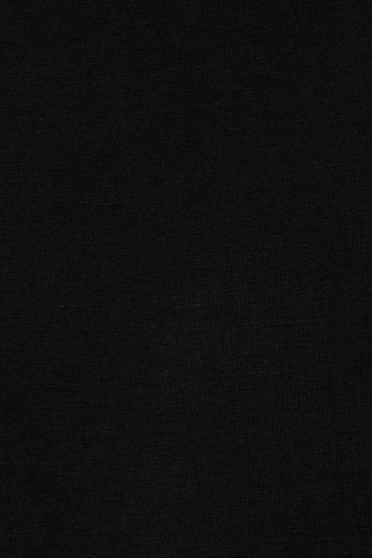 PULL COL ROND FINES CÔTES BLACK 8010 BLACK