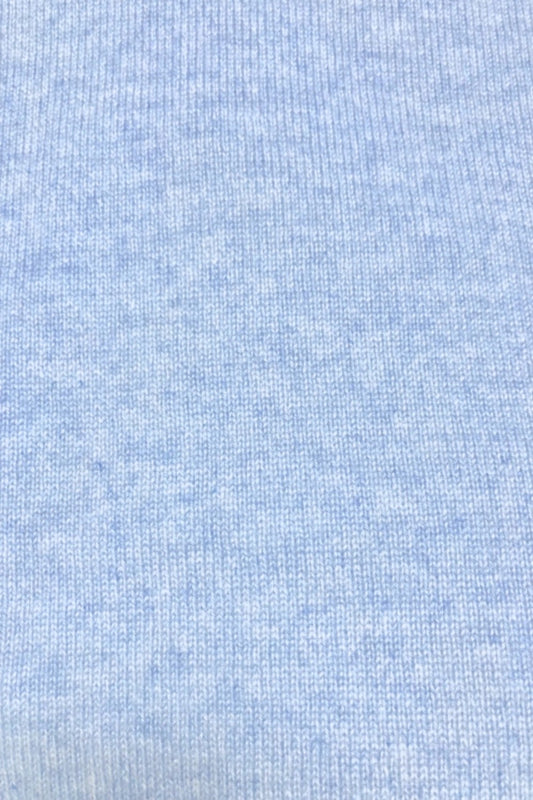 PULL COL ROULÉ CACHEMIRE ARAN LT BLUE 4222 LT BLUE