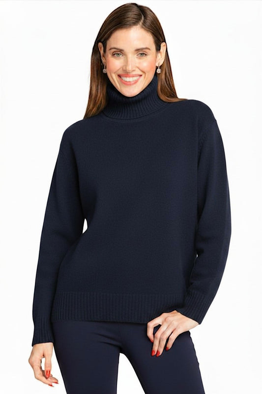 PULL COL ROULÉ CACHEMIRE DK DENIM 201277 DK DENIM