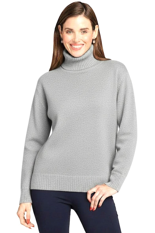 PULL COL ROULÉ CACHEMIRE LT GREY 200860 LT GREY