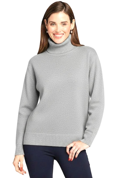 PULL COL ROULÉ CACHEMIRE LT GREY 200860 LT GREY