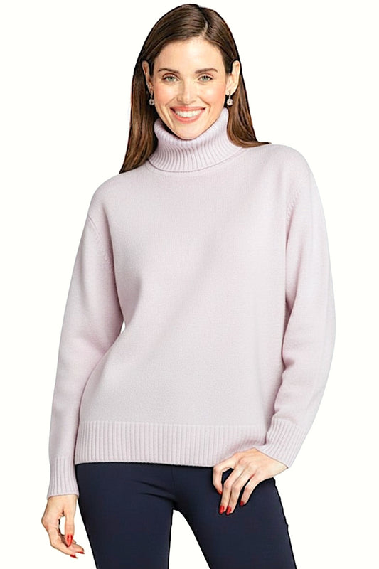 PULL COL ROULÉ CACHEMIRE LT PINK 5035121 LT PINK