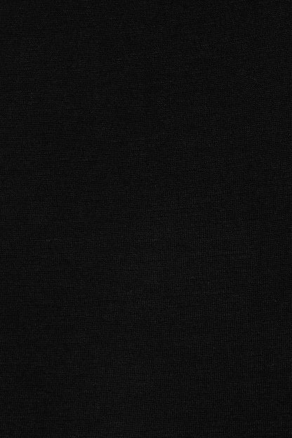 PULL COL ROULÉ FIN UNI BLACK 8010 BLACK