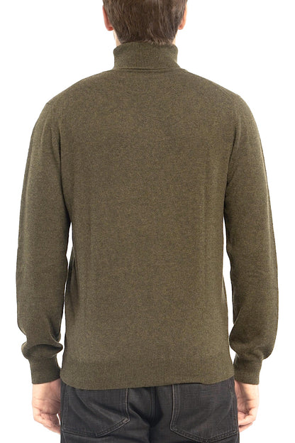 PULL COL ROULÉ HOMME CACHEMIRE CAMEL