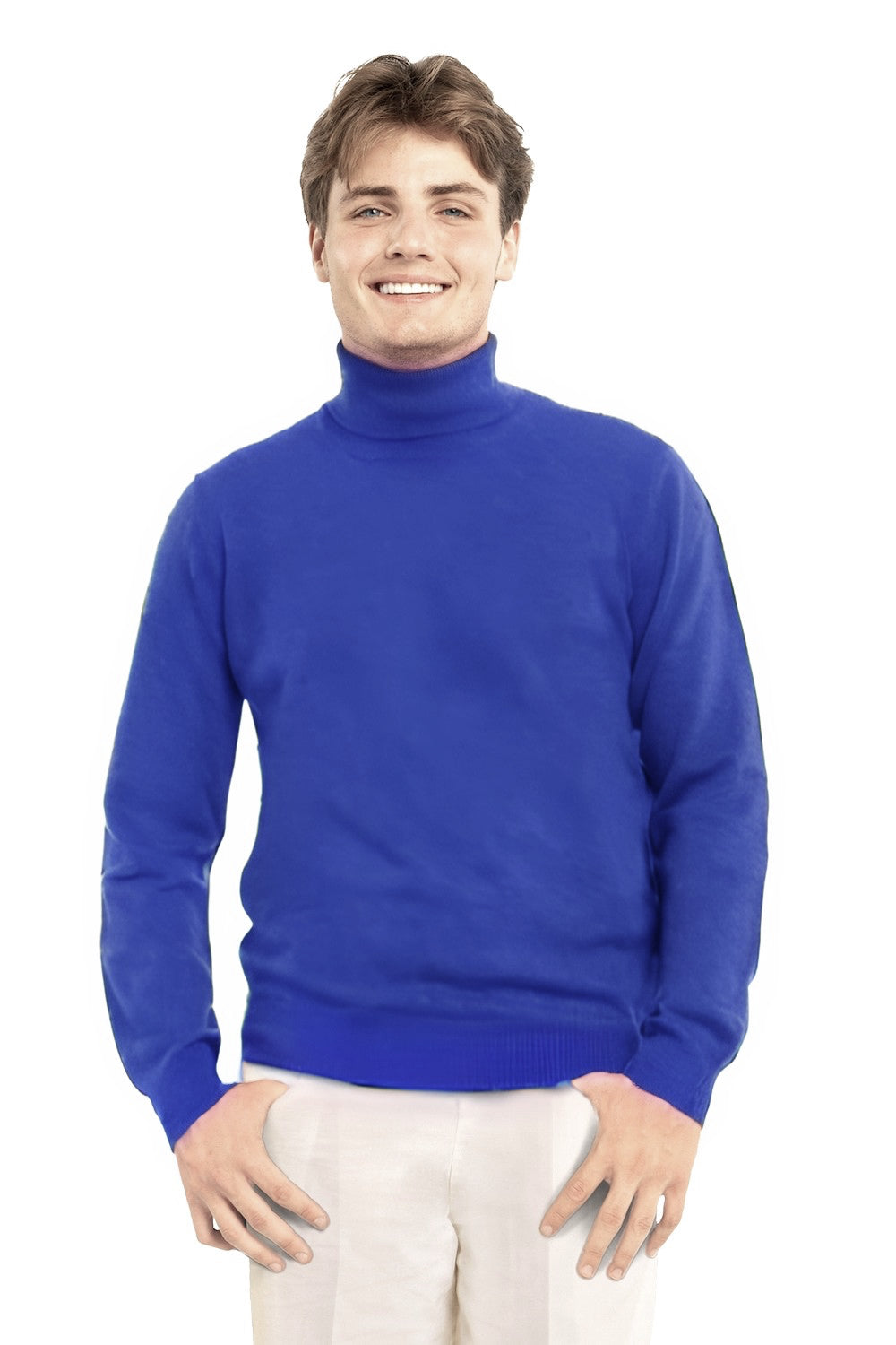 PULL COL ROULÉ HOMME CACHEMIRE JEANS 53630 JEANS