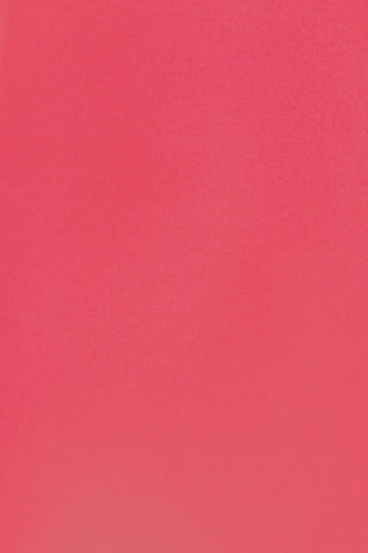 PULL FIN CACHEM-SOIE COL ROND CORAL RED 54674 CORAL RED