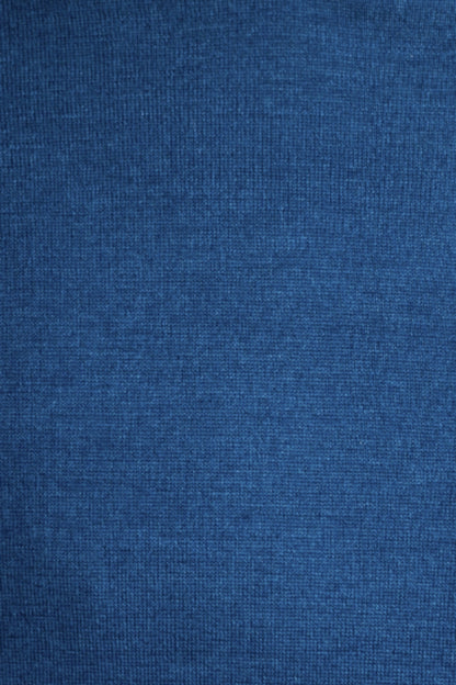 PULL FIN CACHEM-SOIE COL ROND DK TEAL 51441 DK TEAL