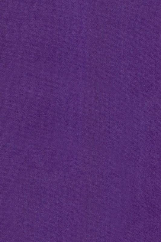 PULL FIN CACHEM-SOIE COL ROND PURPLE 50802 PURPLE