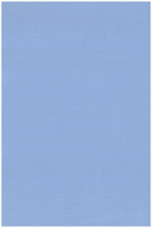 PULL FIN CACHEM-SOIE COL ROND SKY BLUE 4222 SKY BLUE