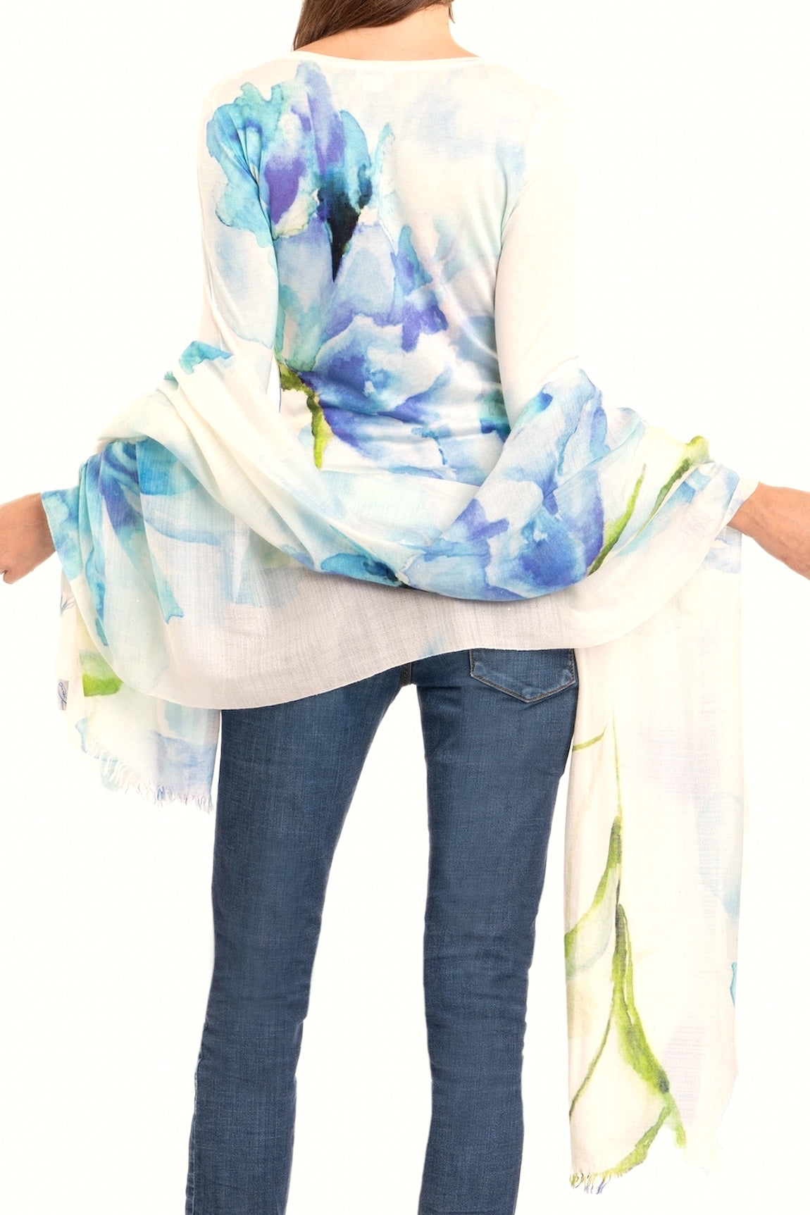 PULL IMPRIME CACHEMIRE-SOIE VAR.1