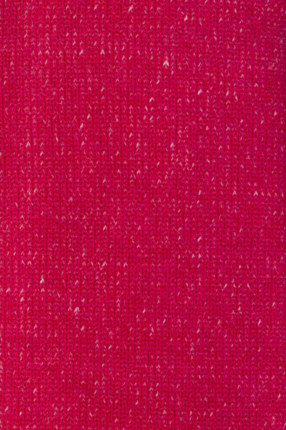 RAS DE COU VANISÉ CACHEMIRE FUCHSIA-WHITE 719478 FUCHSIA-WHITE
