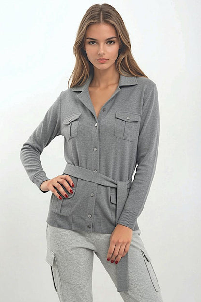 SAHARIENNE UNIE CACHEMIRE GREY 5042S GREY