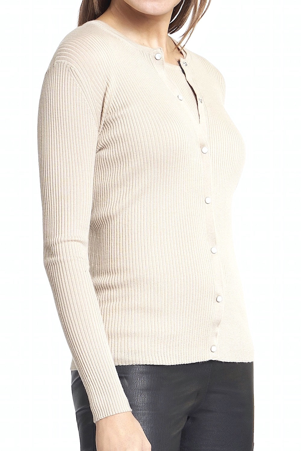 WOMEN'S 100% CASHMERE SMALL RIB 13076 TWIN SET – Richard