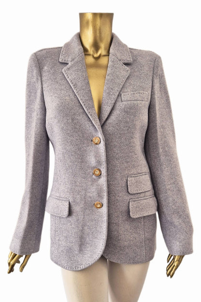 VESTE CACHEMIRE 25845-8001 GREY-WH