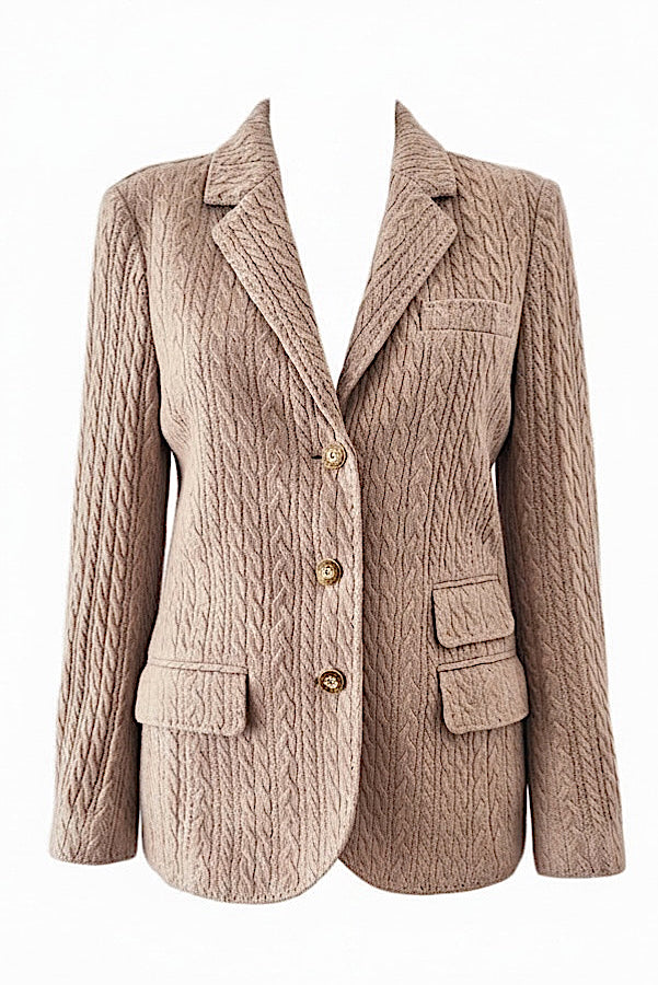 VESTE CACHEMIRE TAUPE 25890 TAUPE