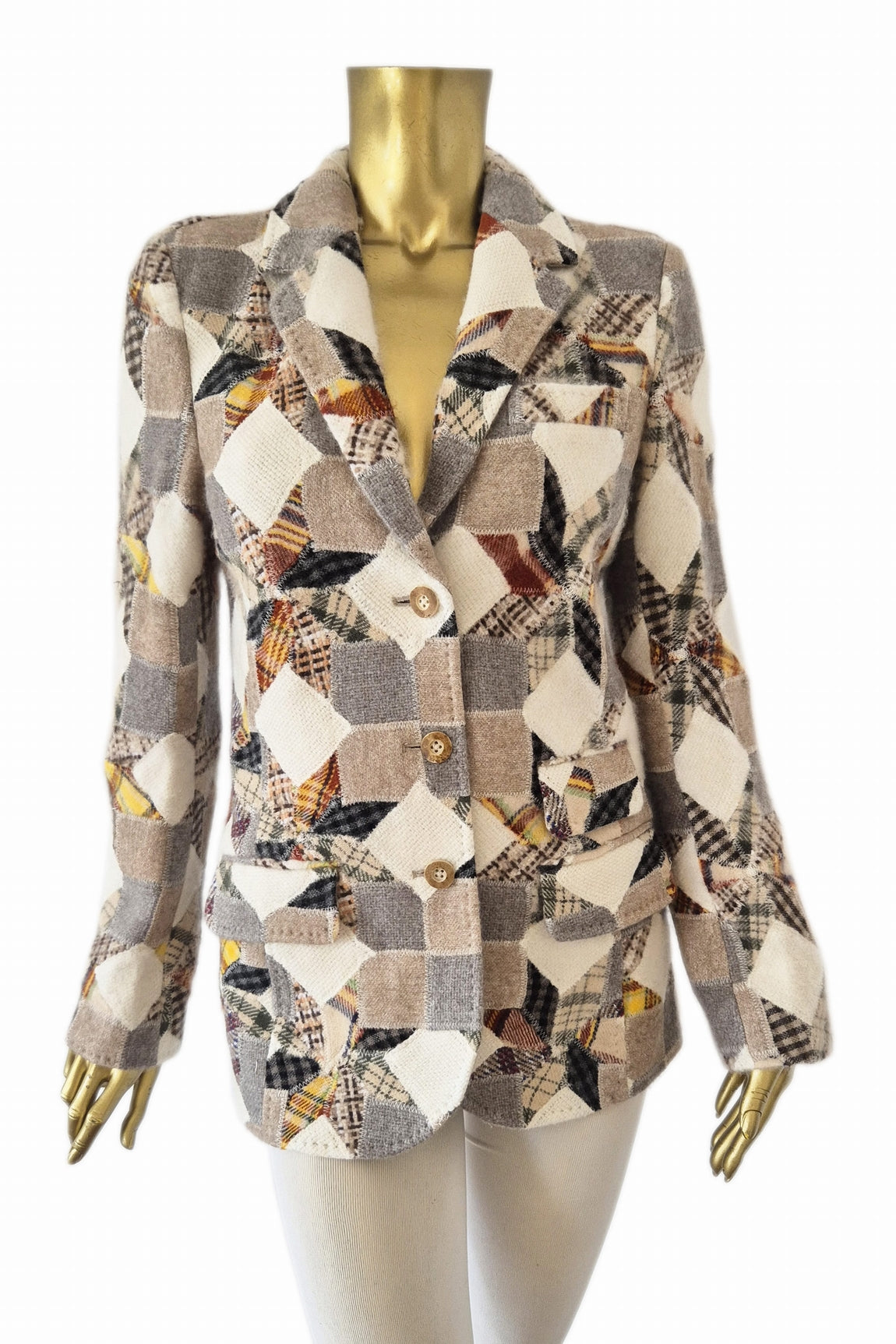 VESTE TISSU PATCHWORK MULTIC